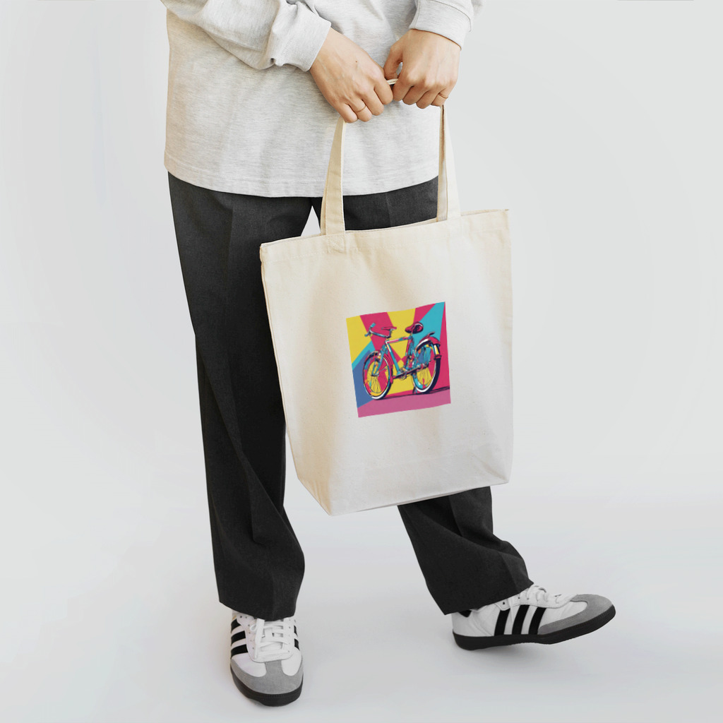 NeoPopGalleryのPOPART bicycle Tote Bag
