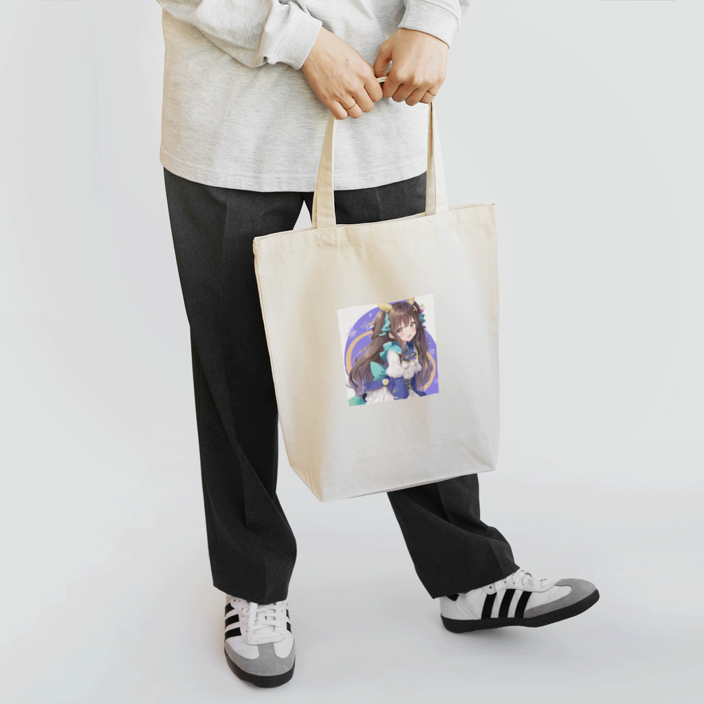 DIMDIMの脳内ショップのロングヘアーの女の子 Tote Bag