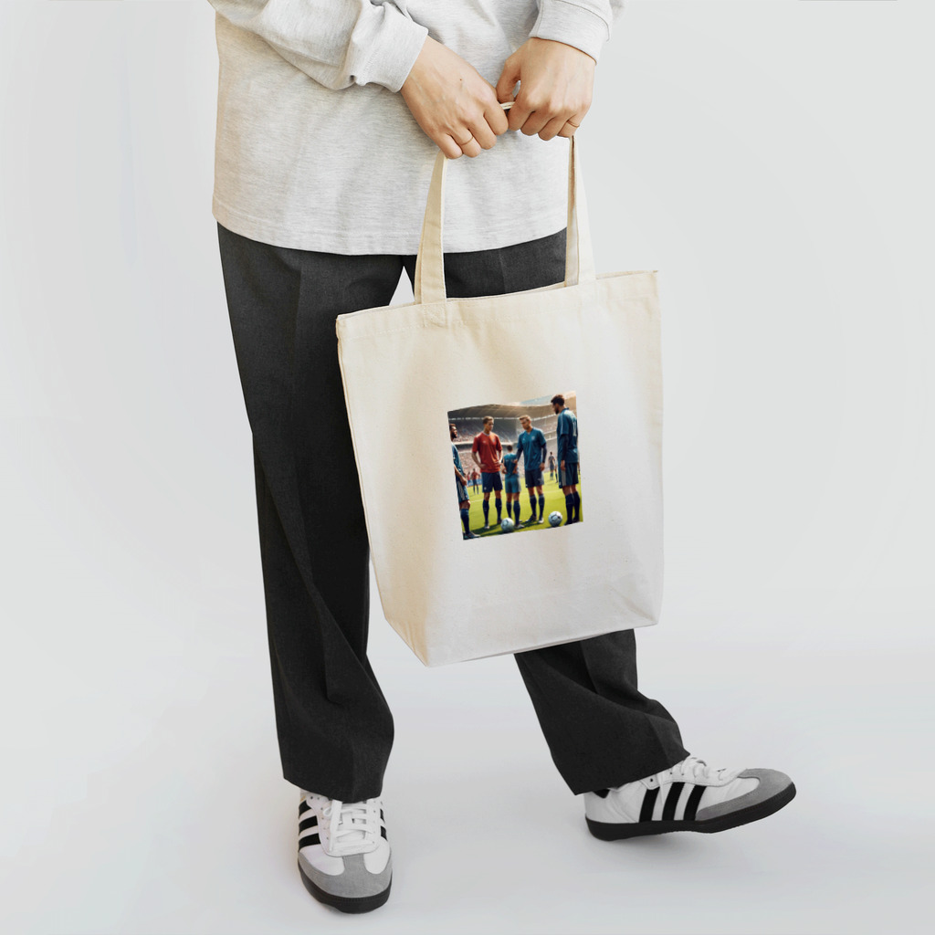 ツッキー★の試合前の打ち合わせ Tote Bag