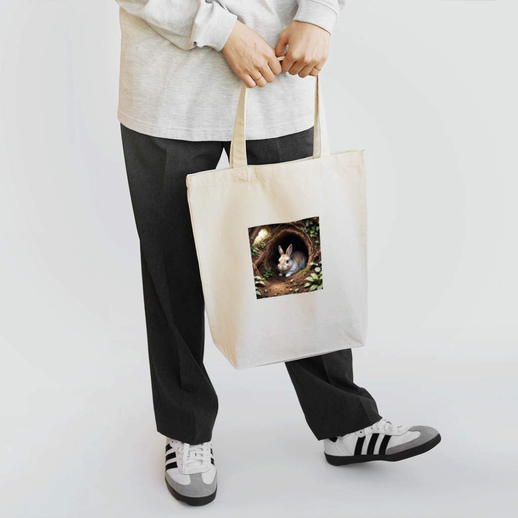 cute in cool shopのウサギの住み家 Tote Bag