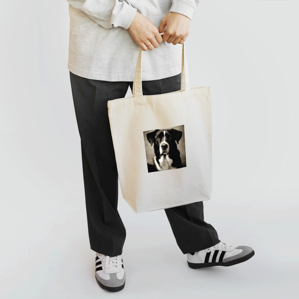 Olive_FLのレトロでかわいい写真は、一匹の愛らしい犬 Tote Bag