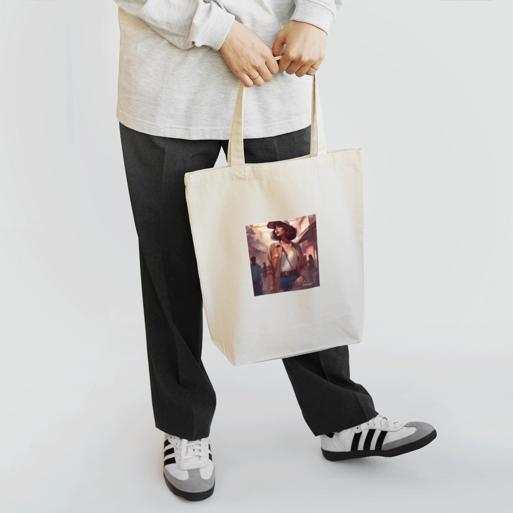 Kyon_IllustItemShopのグランジスタイルのファッションアイコン Tote Bag