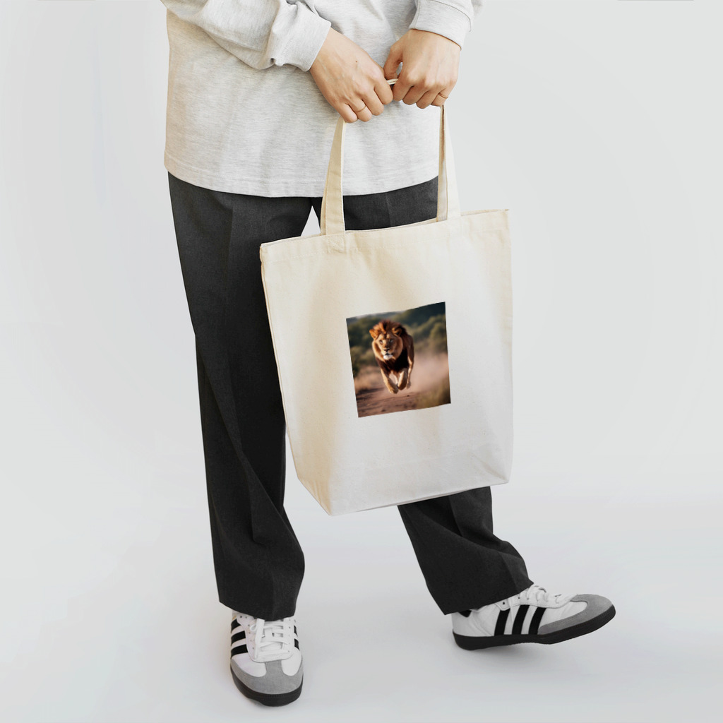 kei-001の走るライオン Tote Bag