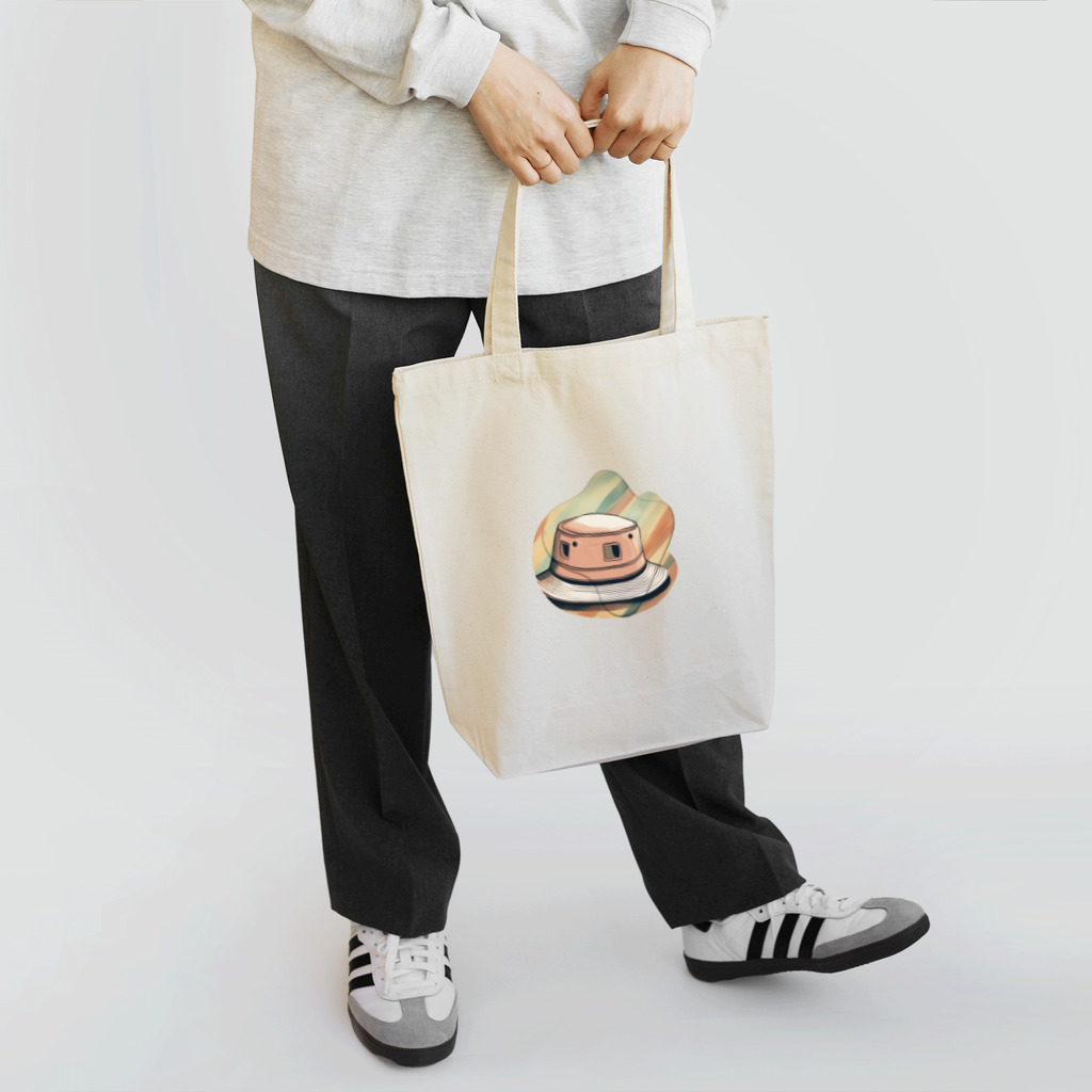NaROOMの【アート】レトロかわいいバケットハット💗 Tote Bag