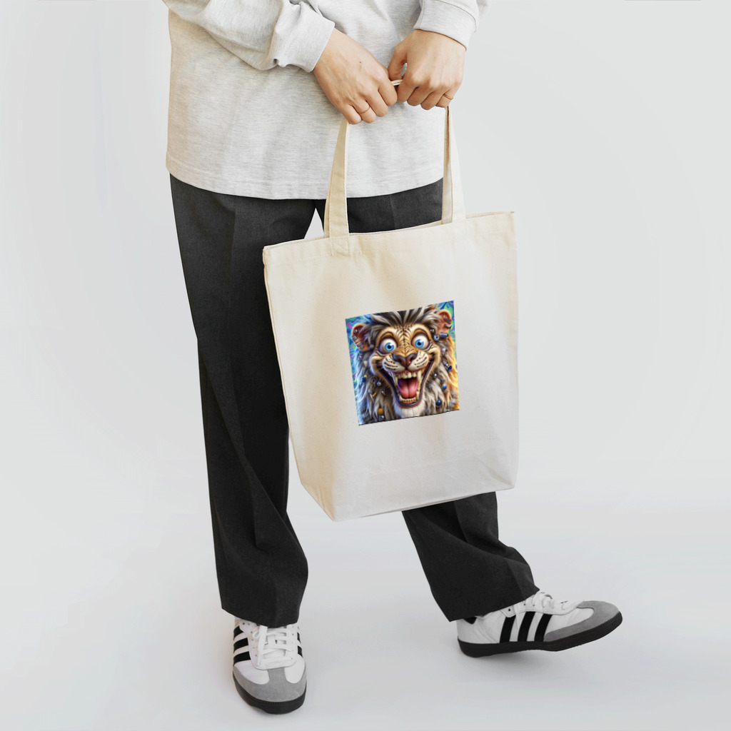 crazy_x_crazyのクレイジーライオン Tote Bag