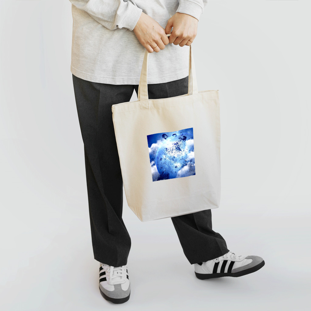 yuucanvasの宇宙アート･水の惑星 Tote Bag