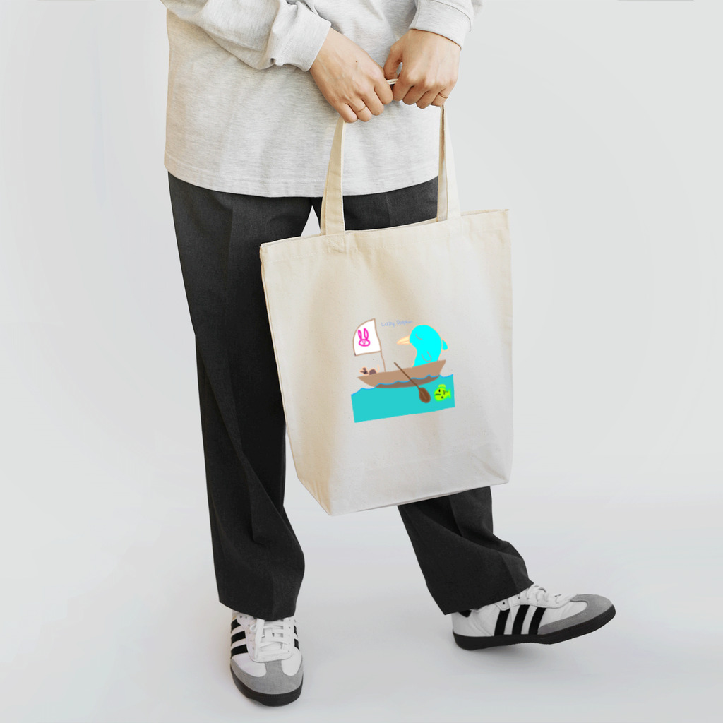 Walton’sのLazy ドルフィン Tote Bag