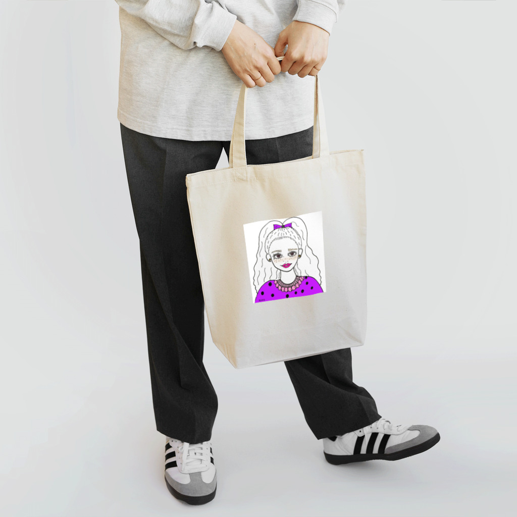 Anzuのカラフルガール パープルver. Tote Bag