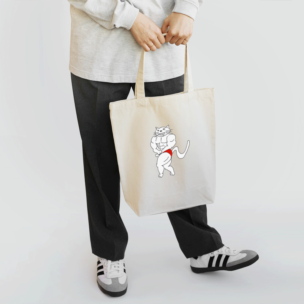 地域猫　那珂川 ねこ ネットワークの猫ニャッチョ💪(KAZU) Tote Bag