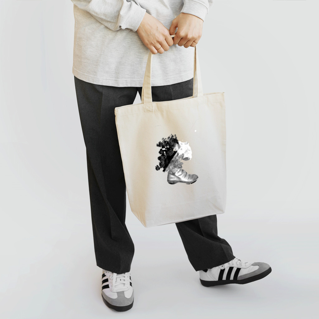 コウイチ イケノの革靴花瓶 Tote Bag
