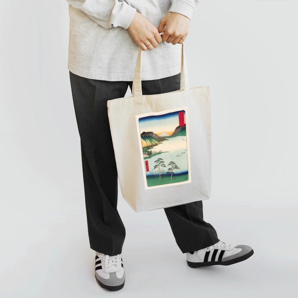 浮世絵屋の広重「冨二三十六景㉘　信州諏訪之湖」歌川広重の浮世絵 Tote Bag