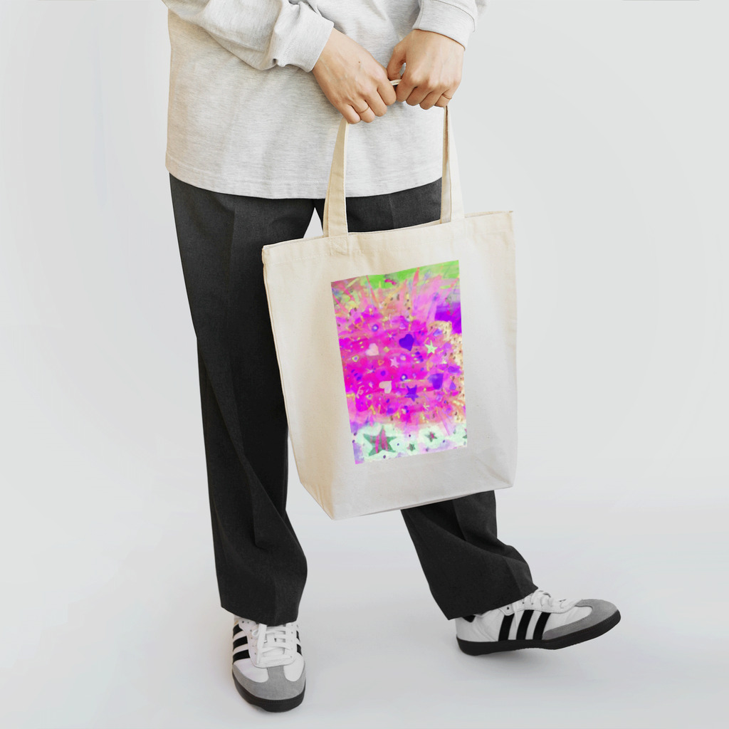 🐶シュナといろいろ🎨の⭐︎♡ (ピンク) Tote Bag