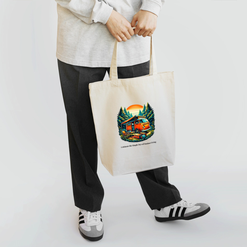 Wild Heart のアウトドア　キャンピングカー Tote Bag