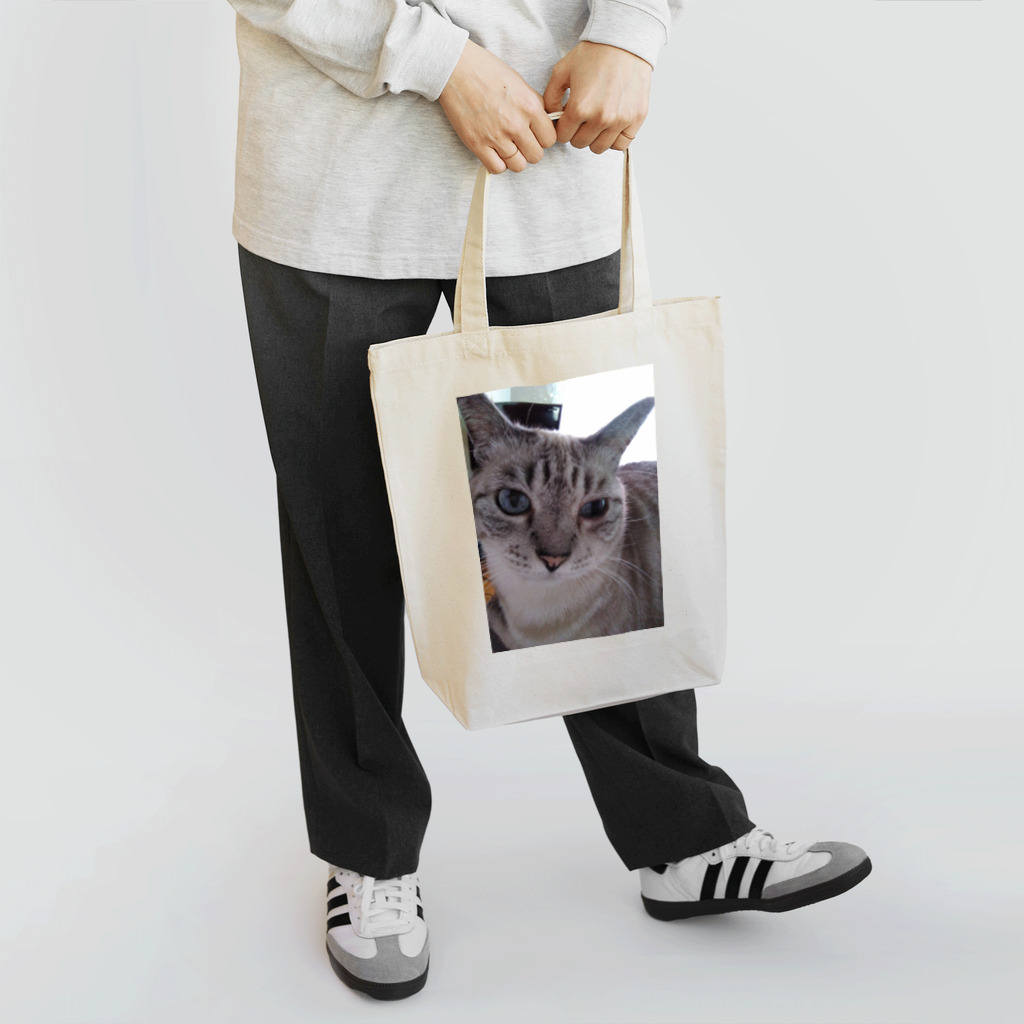 ねこの森でお散歩の可愛いシャムミックス Tote Bag