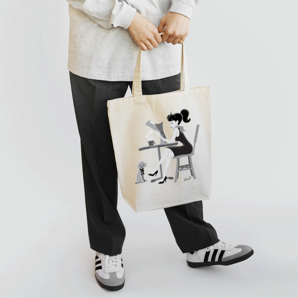 Tatsuya Artistの午後カフェ Tote Bag