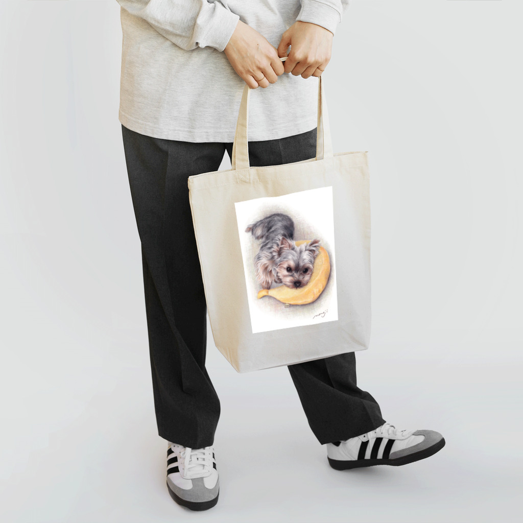 Momojiの犬画のヨーキー12 Tote Bag