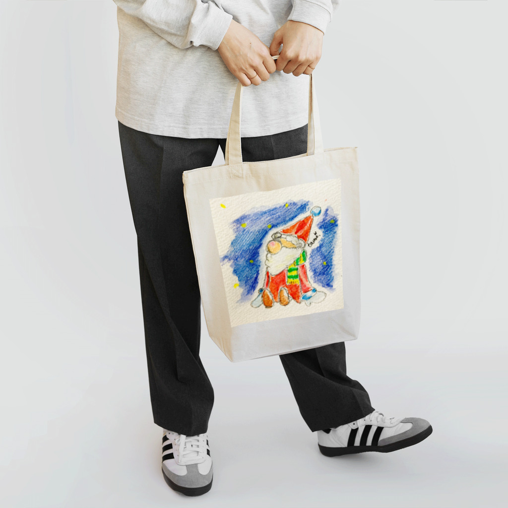 たみ★ずかんの寒がりサンタ Tote Bag