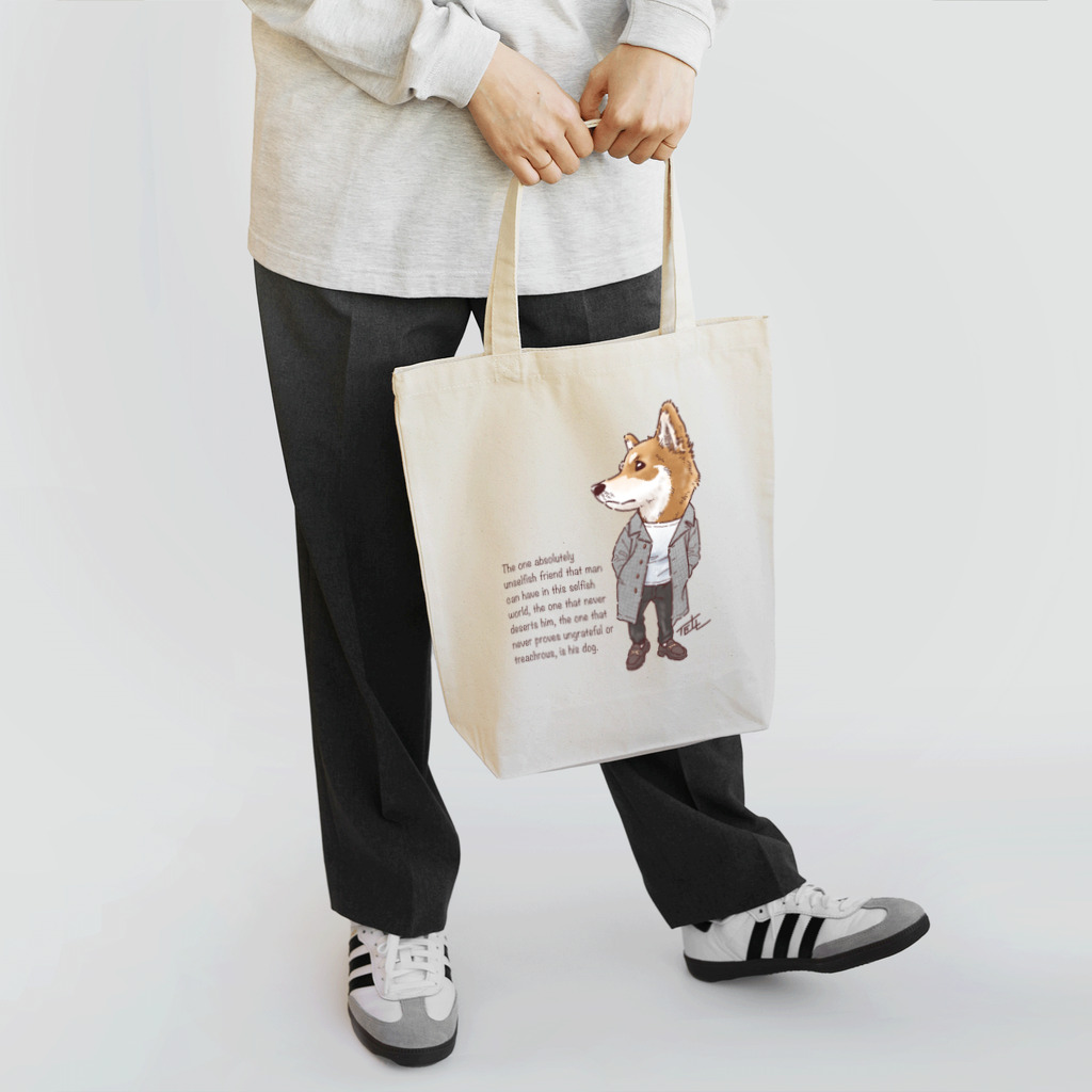 愛犬描処 プルーデンスのおしゃれシバ Tote Bag