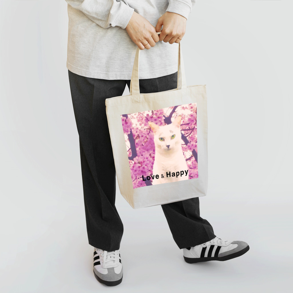 保護猫広場　ラブとハッピーの【河津桜】はっちゃん【500円の寄付になります】 Tote Bag