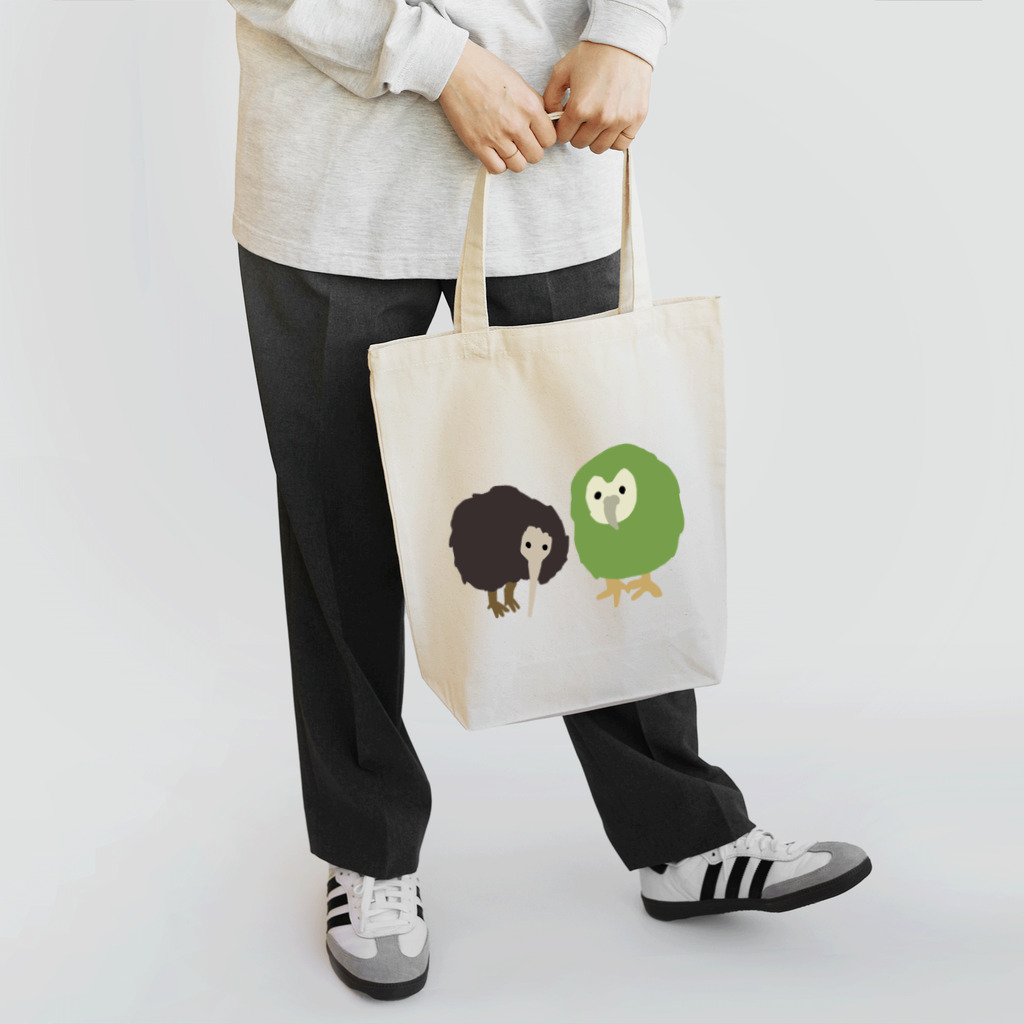 いきものや　のの（別館）のキーウィとカカポ【文字無し】 Tote Bag