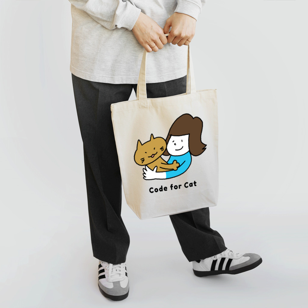 Code for CATのCode for CAT いっしょ Tote Bag
