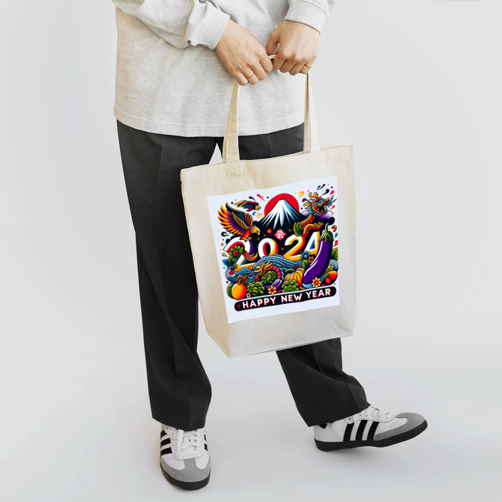 niko&PANDA shopの2024年　ハッピーニューイヤー Tote Bag