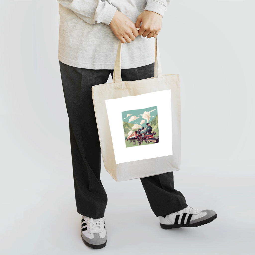 atoyuki_SHOPの可愛い機関車 Tote Bag