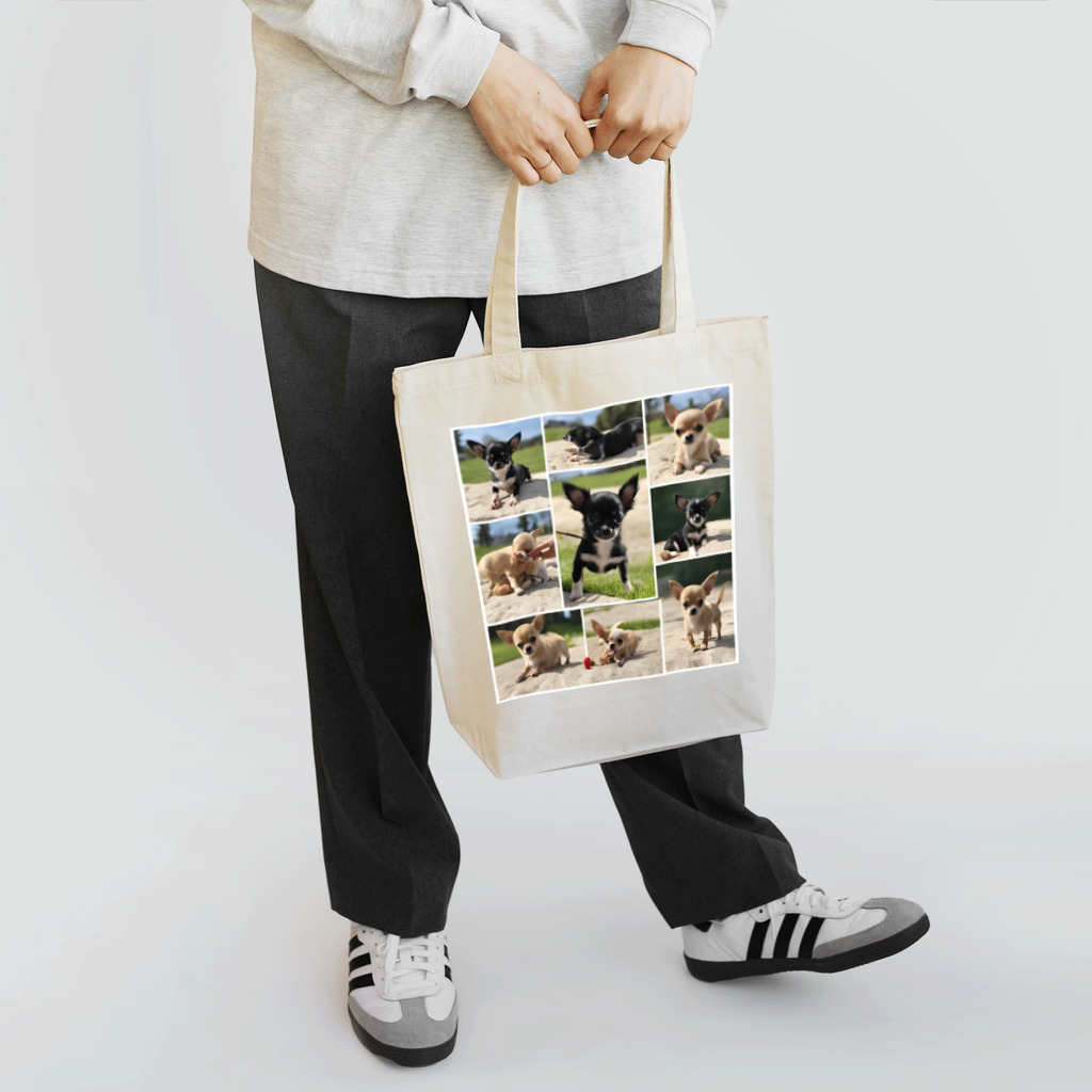 チワワと一緒のチワワ大好き Tote Bag