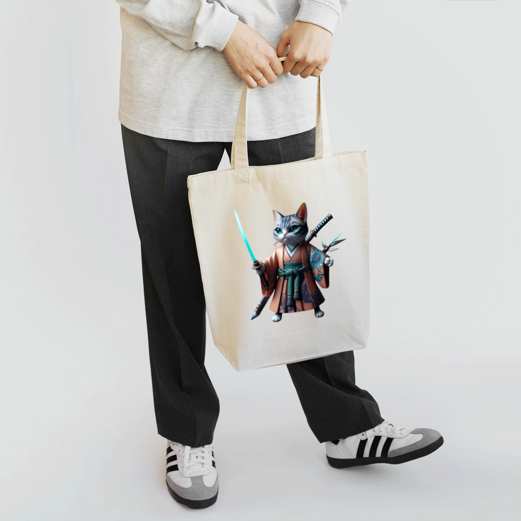 samuraicatのSamurai CAT Tote Bag