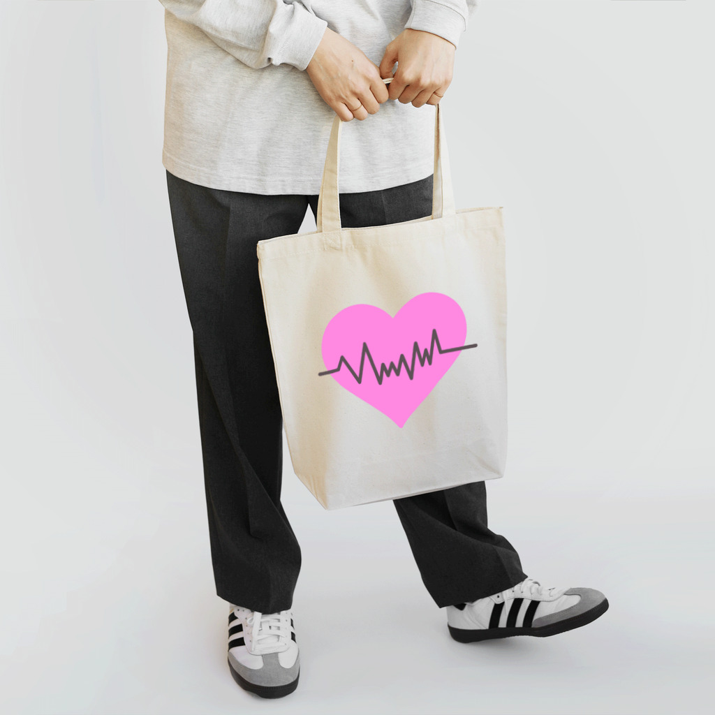 ＰａＮのHeart ECG Tote Bag