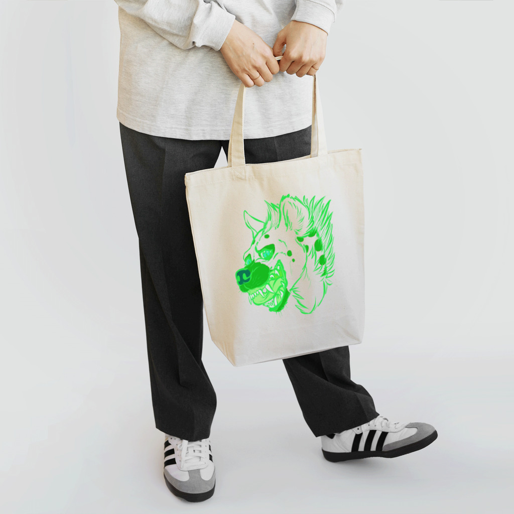 はやゆーのgreen Hyena Tote Bag