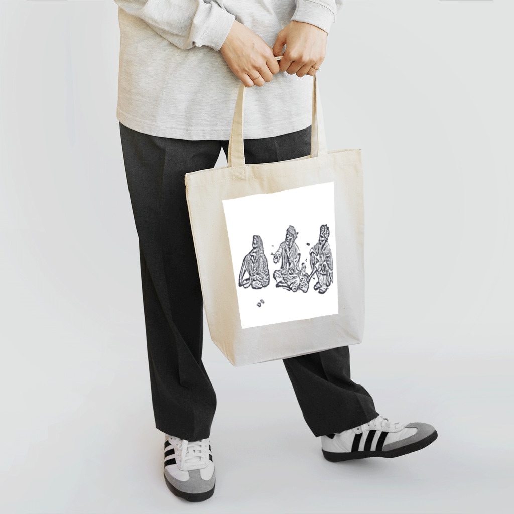 顔面goldのインドの物乞い Tote Bag