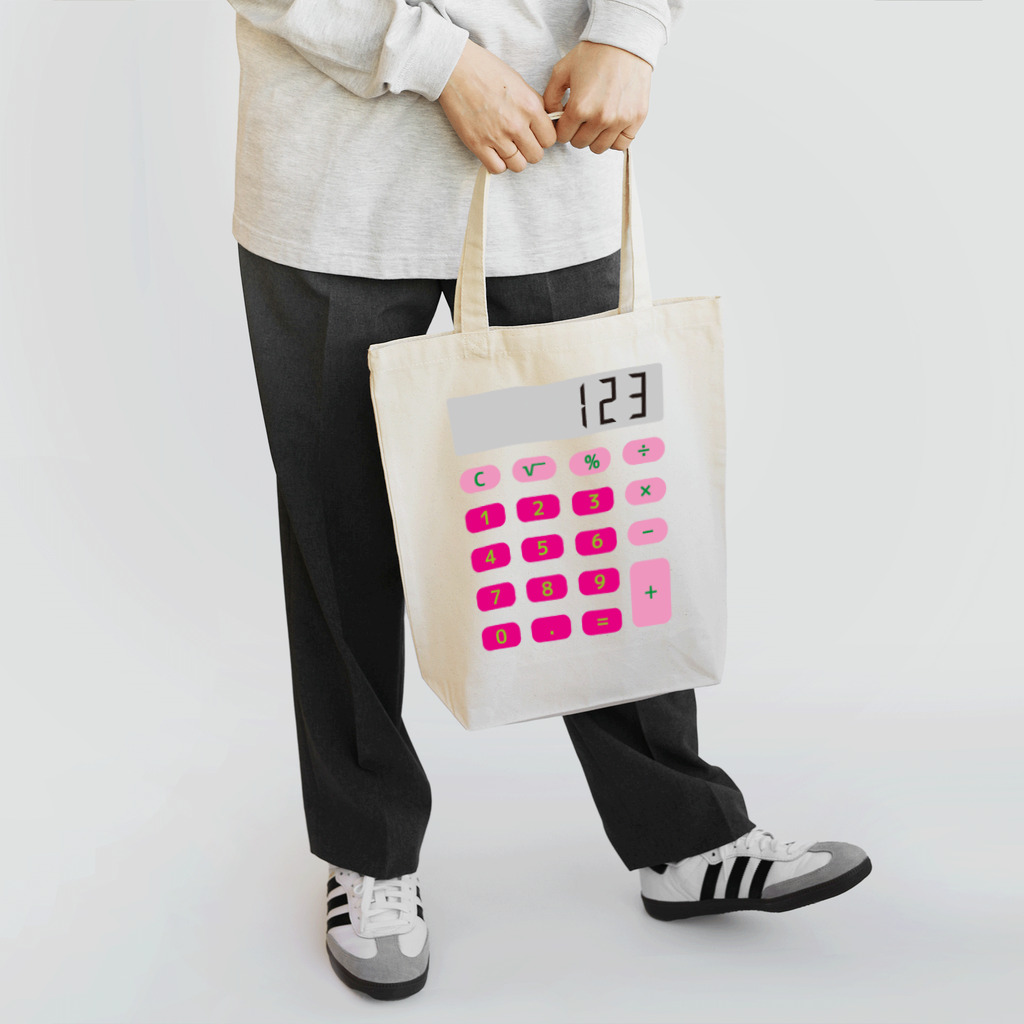 フォーヴァの電卓ピンク Tote Bag