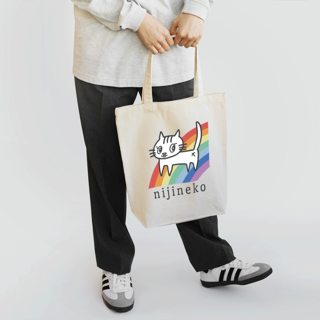 nijinekoのnijineko🌈 Tote Bag