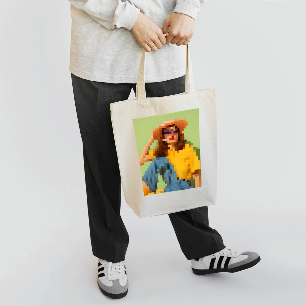 Unique Existenceのart woman mosaic Tote Bag