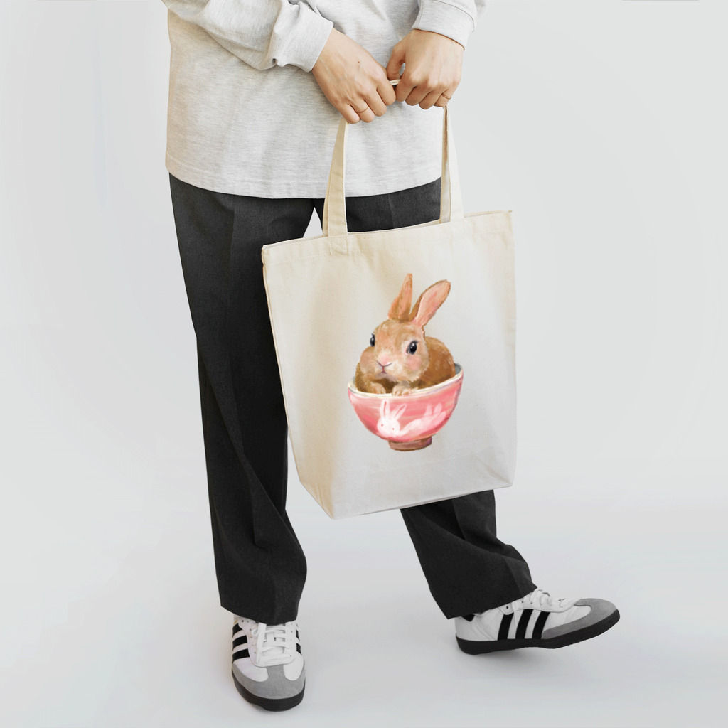 うさぎのうみちゃんねるショップのPets for You作品〜お茶わんうみ（おとなVer.） Tote Bag