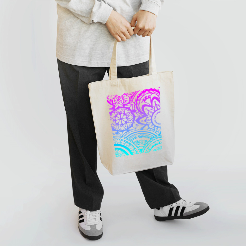 Feeling art 013☻のうめつくし　グラデ Tote Bag