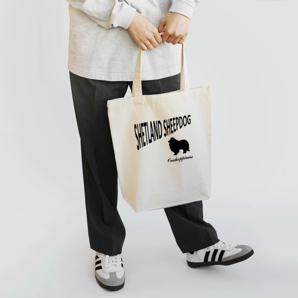 onehappinessのシェットランドシープドッグ Tote Bag
