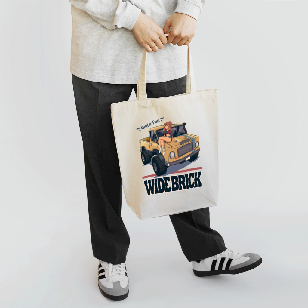 nidan-illustrationの"WIDE BRICK" トートバッグ