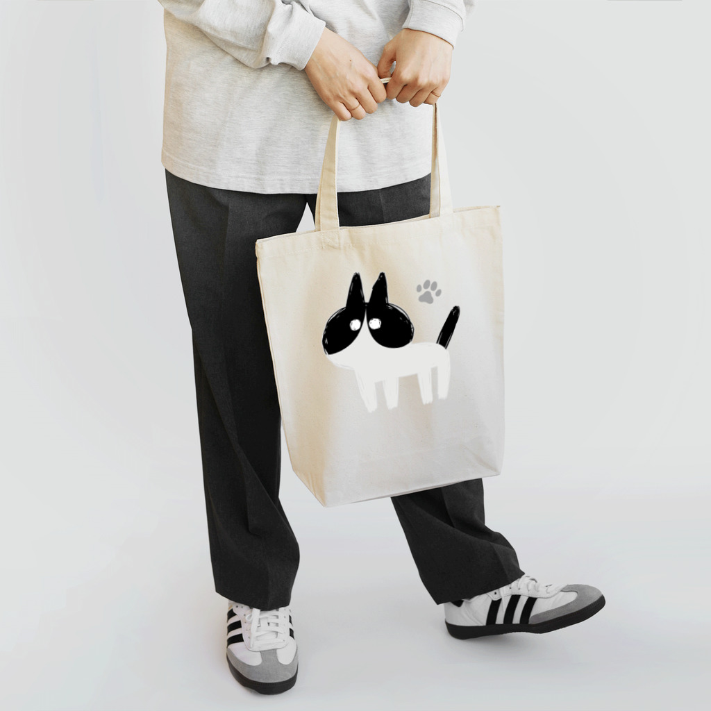 ツギハギ ニクの【GuchaNeko】黒白 Tote Bag