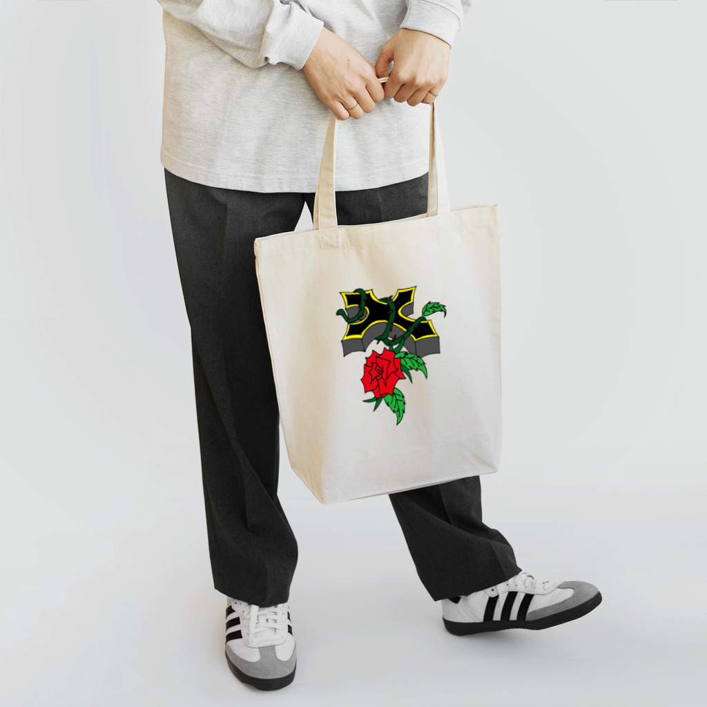 ZERRYの薔薇クロス Tote Bag