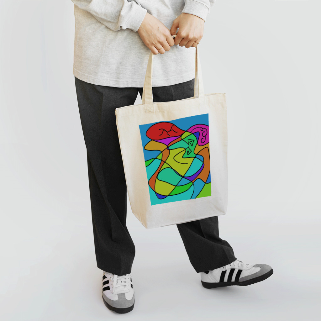 junsen　純仙　じゅんせんのJUNSEN（純仙）立体の丘A Tote Bag