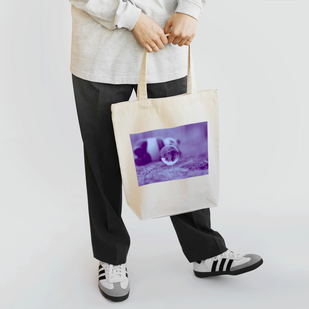 あきぱんぱんのビー玉パンダ(ライトパープル) Tote Bag