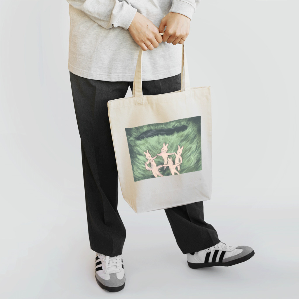 teruco.comの救済のうさぎさん Tote Bag