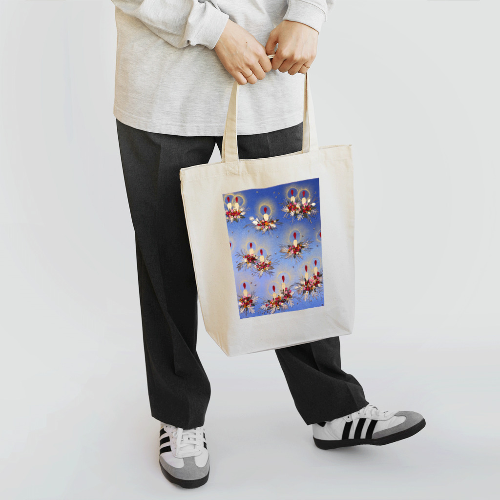 花エヴリのクリスマスキャンドル Tote Bag