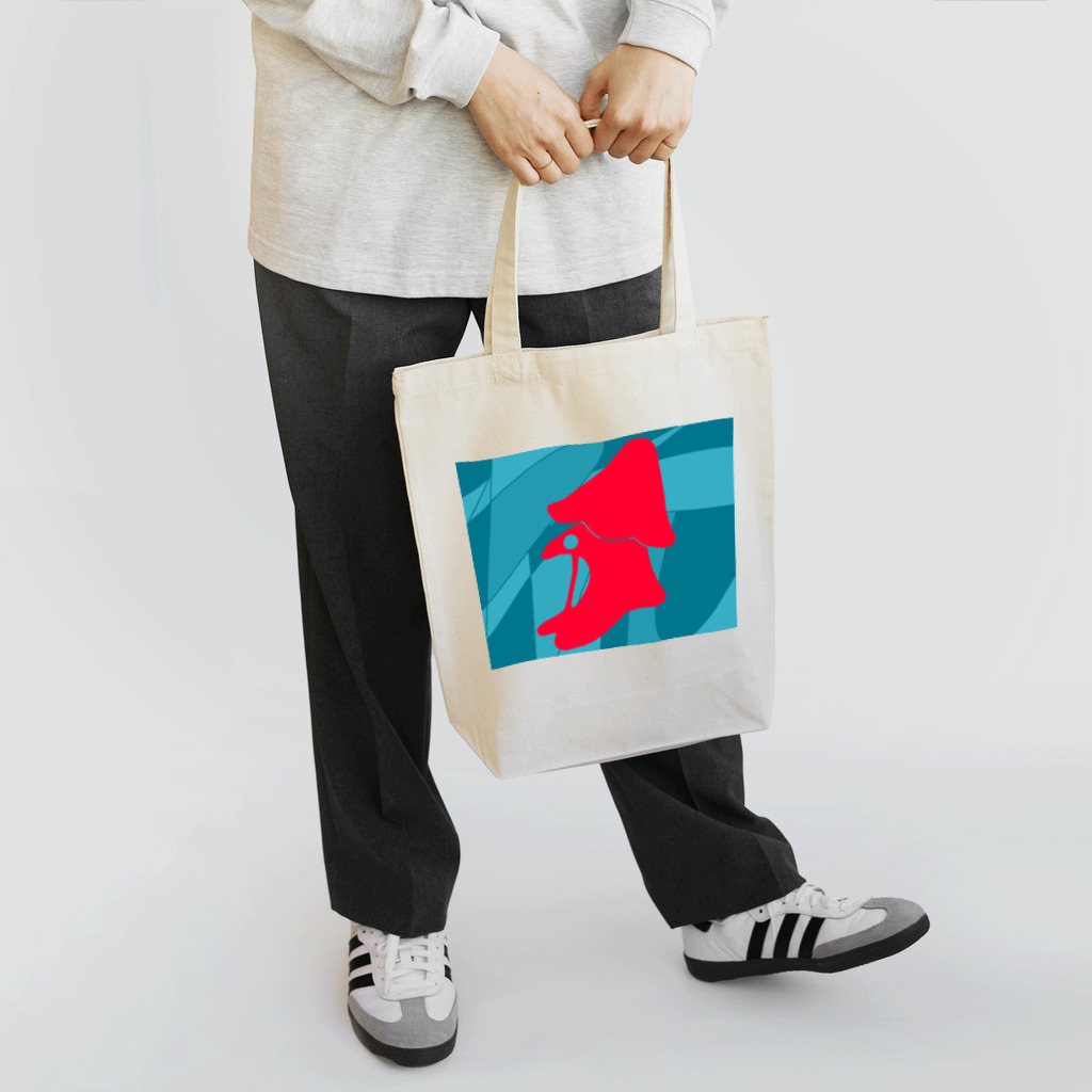 高橋わたがしのわたがしデザイン（青・赤） Tote Bag