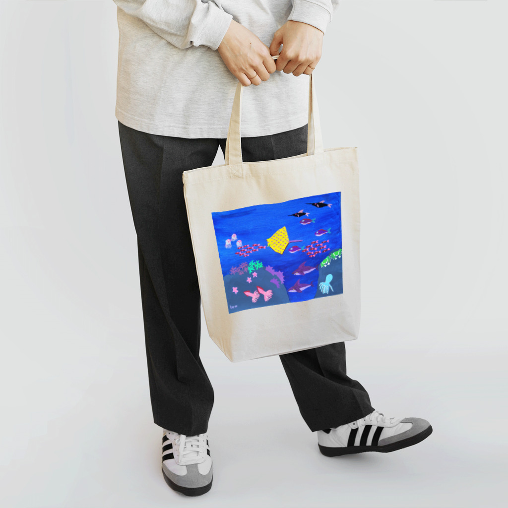 kammosquitoのカムくんのお魚グラス Tote Bag