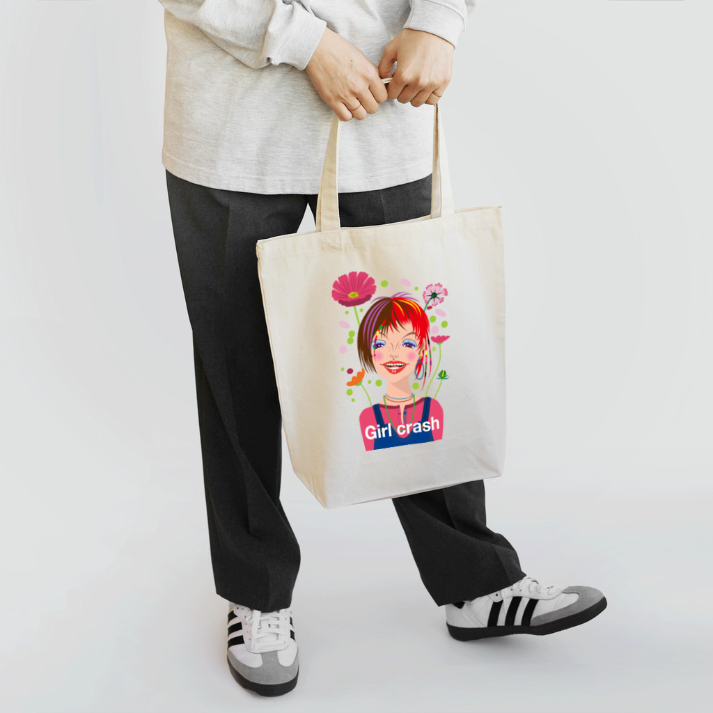 art_charachikiのガールクラッシュ Tote Bag