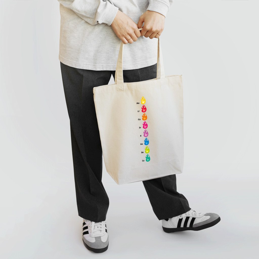 kimchinのカラフルな炎色反応 Tote Bag