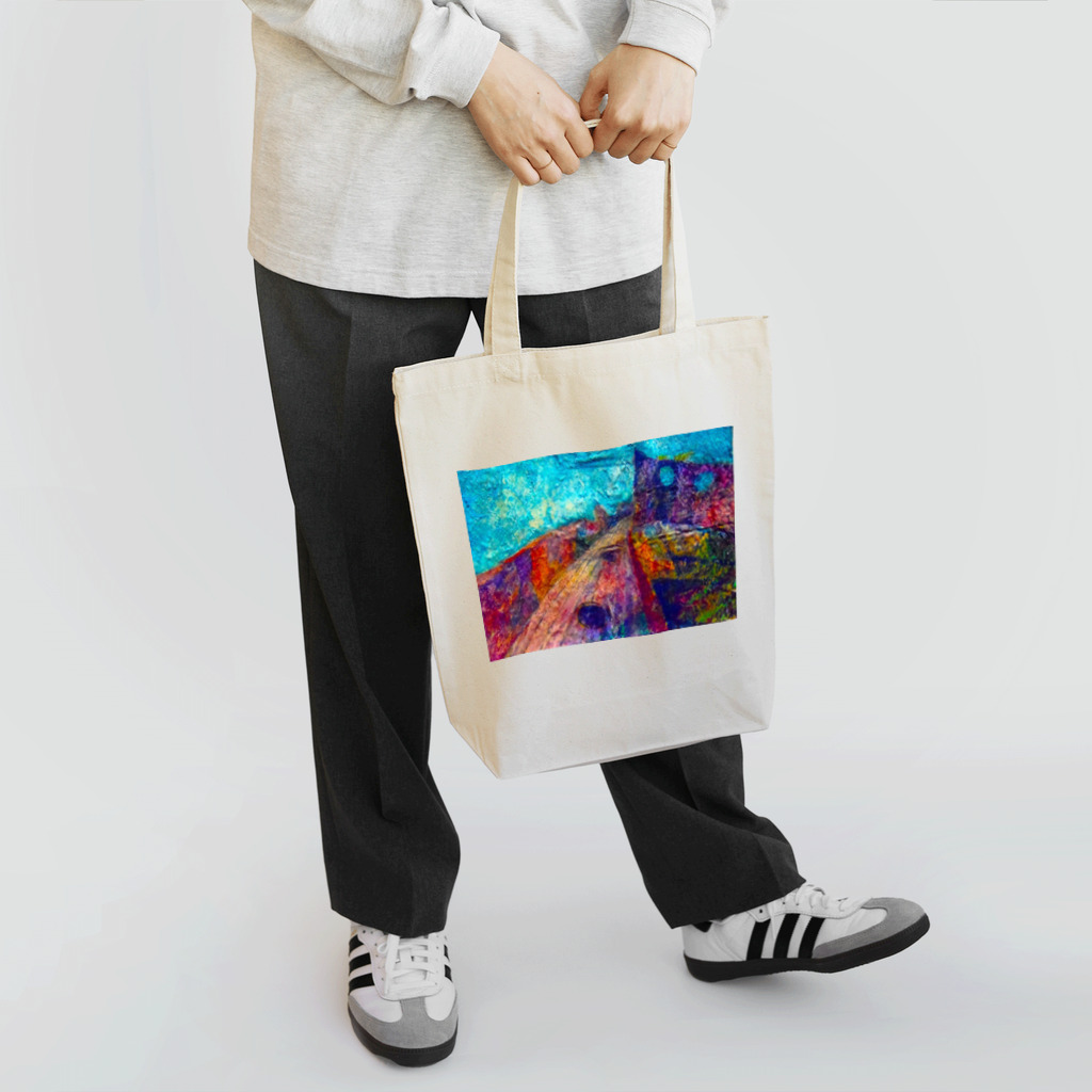 B0nMas Designの沈没船の甲板 Tote Bag